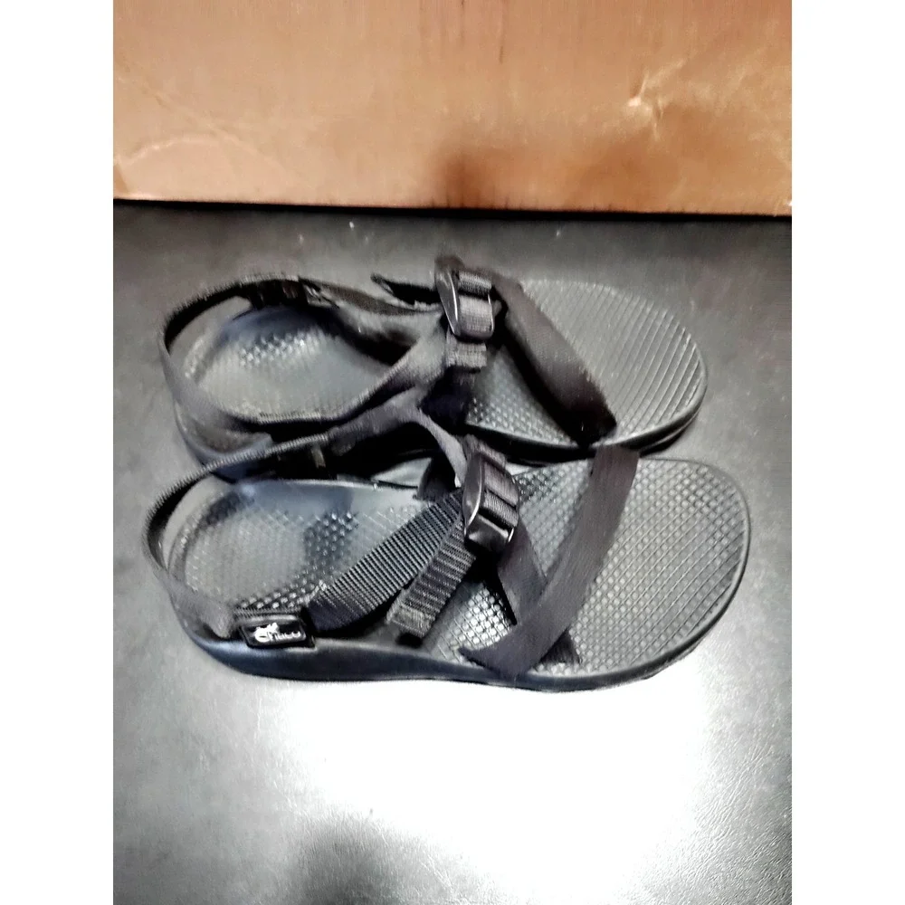 Chaco Z/1 Classic Black Webbing Adjustable Strap Hiking Sport Sandals Women 8